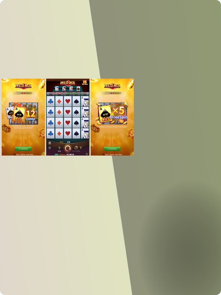 Wild Ace · Tampilan Aplikasi 77RP